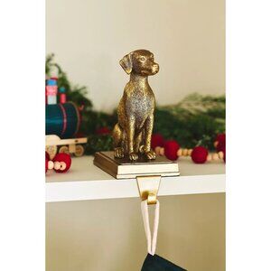 Anthropologie Animal Icon Dog Stocking Holder Retriever NEW